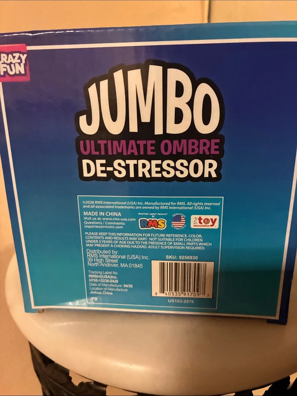 Ultimate Ombre De-Stressor - Teal Blue